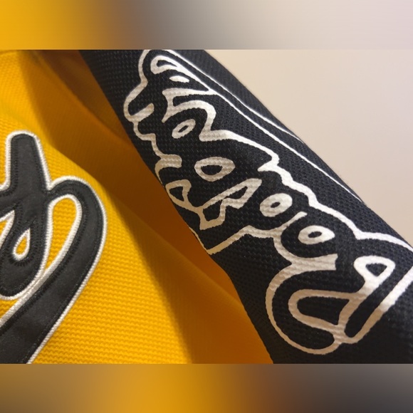 BAD BOY BIGGIE SMALLS YOUTH HOCKEY JERSEY YELLOW - Picture 5 of 6